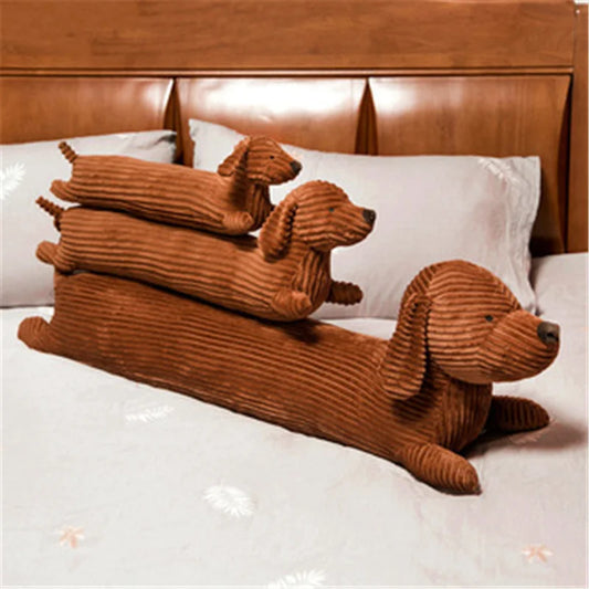 Dachshund Dog Shape Plush Pillow