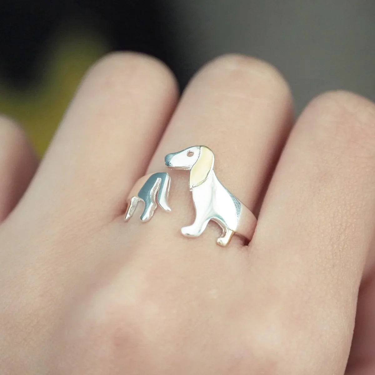 Dachshund  Adjustable Ring