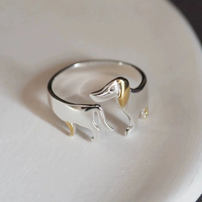 Dachshund  Adjustable Ring