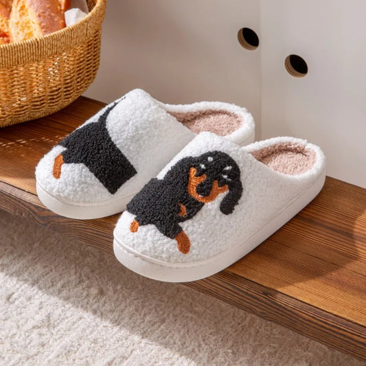 Cozy Dachshund Slippers