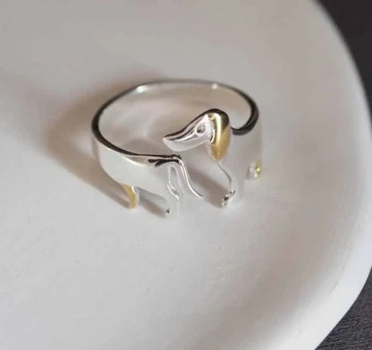 Dachshund  Adjustable Ring