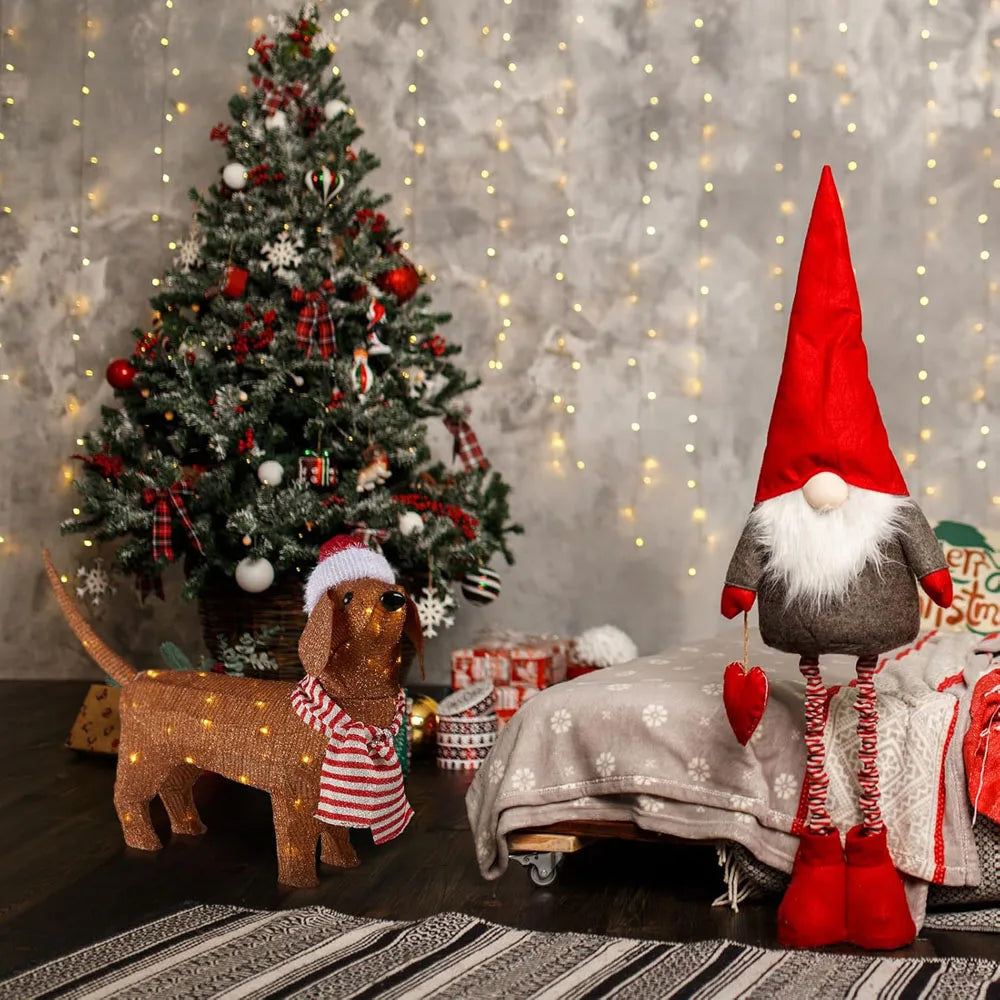 Christmas Lighted Dachshund